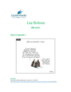 thumbnail of Les Brèves – Été 2025 F